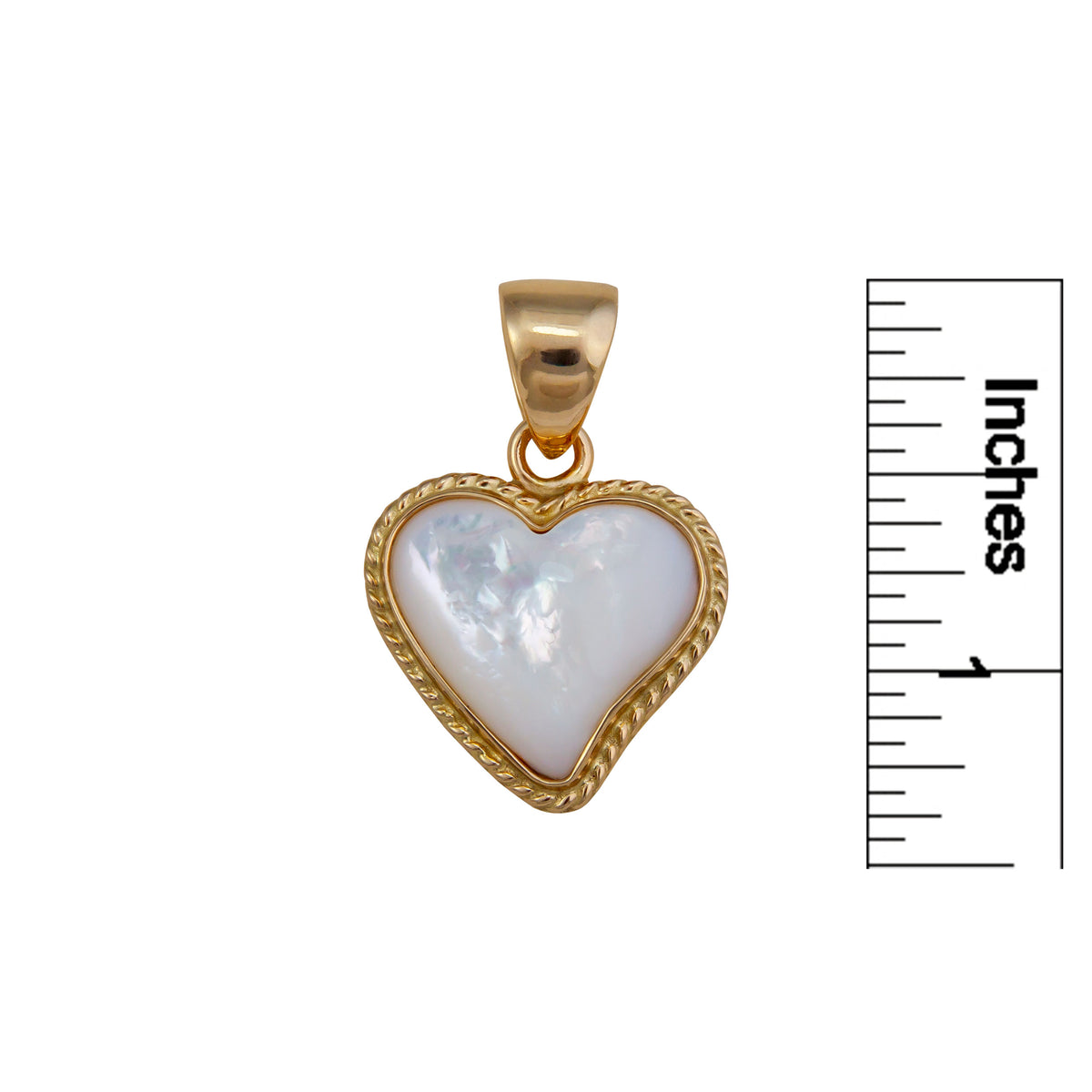 Alchemia Mother of Pearl Heart Rope Pendant | Charles Albert Jewelry