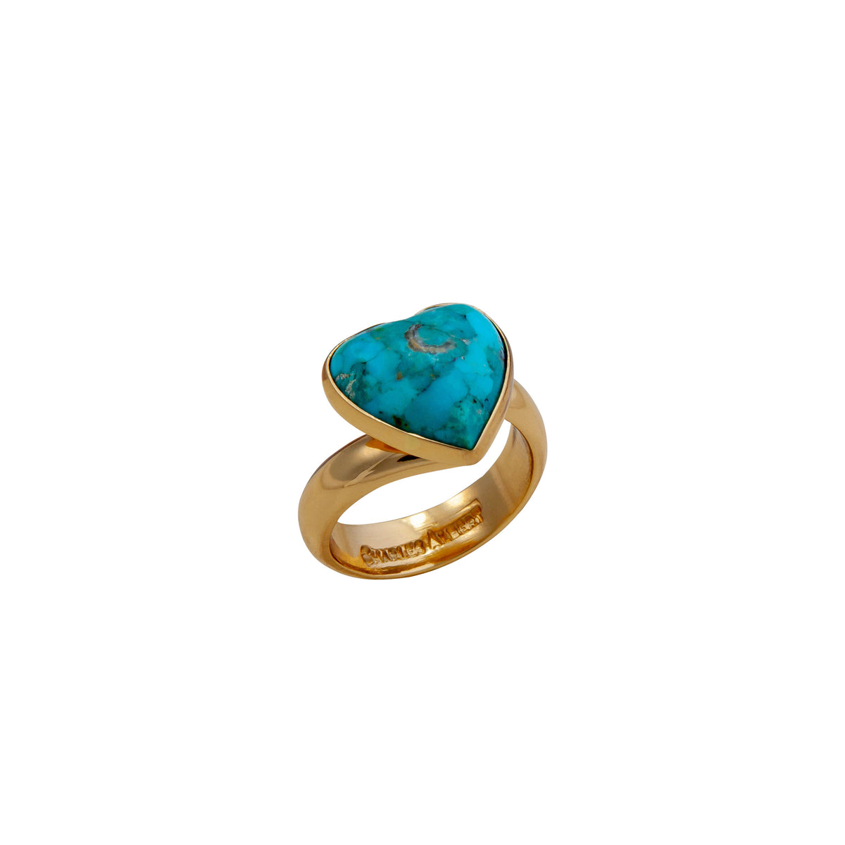 Alchemia Copper Infused Turquoise Petite Adjustable Ring | Charles Albert Jewelry