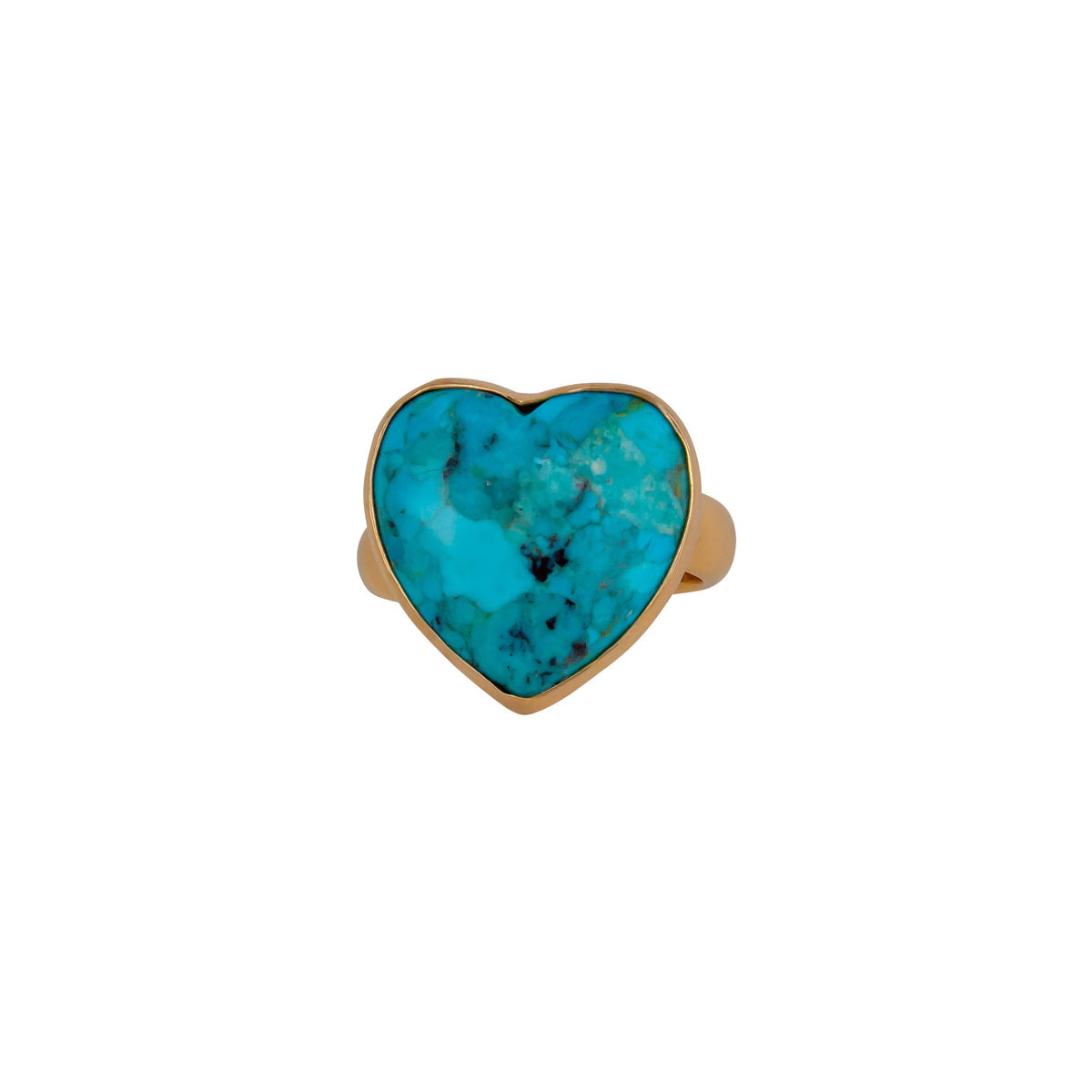 Alchemia Turquoise Heart Adjustable Ring | Charles Albert Jewelry