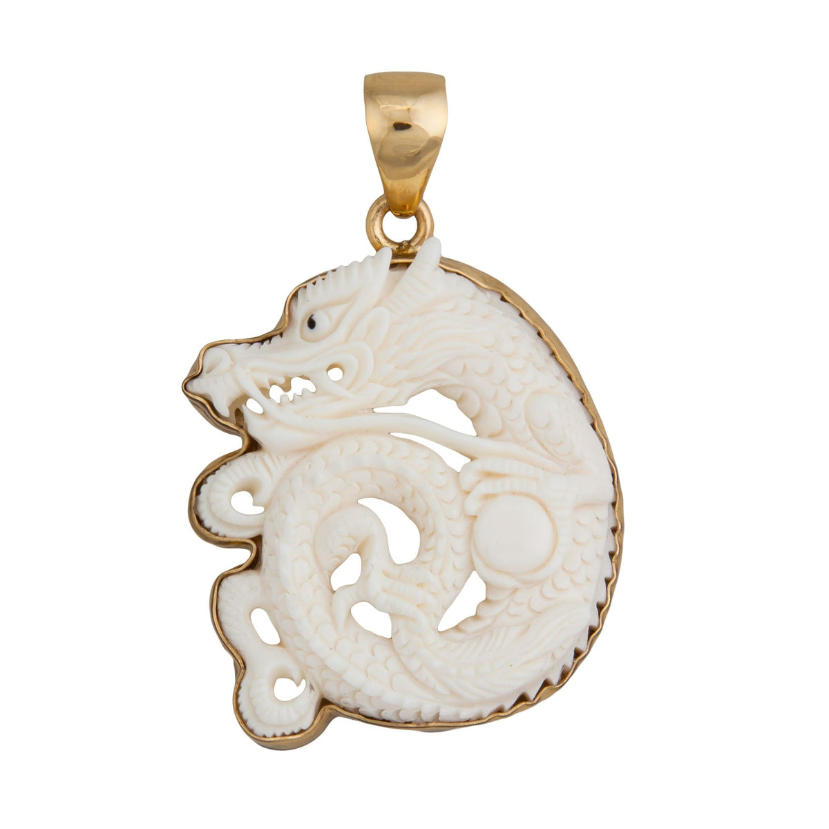 Alchemia Dragon Bone Pendant | Charles Albert Jewelry