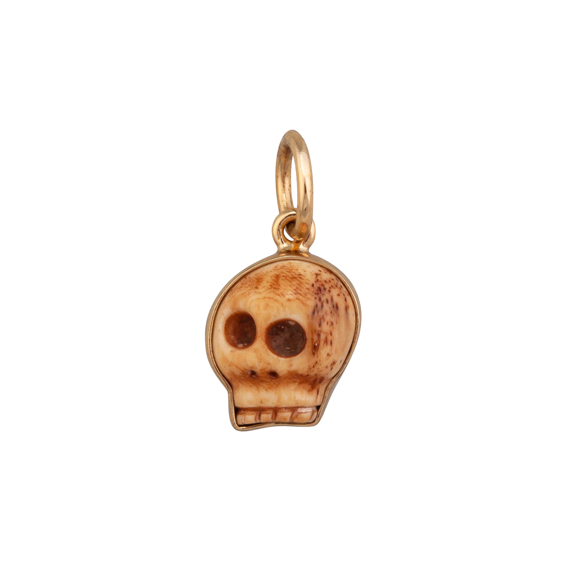Alchemia Bone Skull Charm Pendant | Charles Albert Jewelry