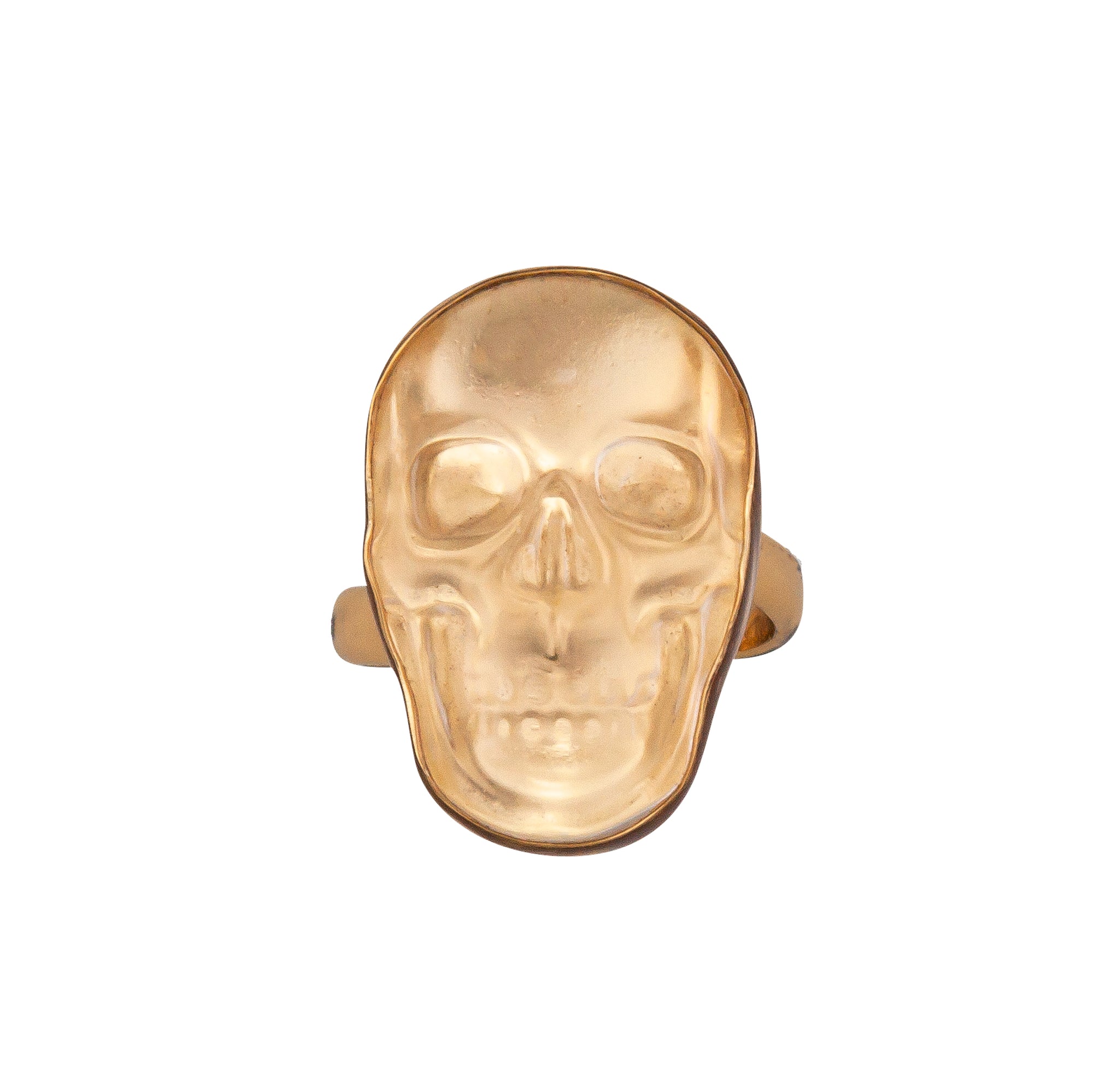 Alchemia Extra Small Skull Adjustable Ring  - Charles Albert Jewelry