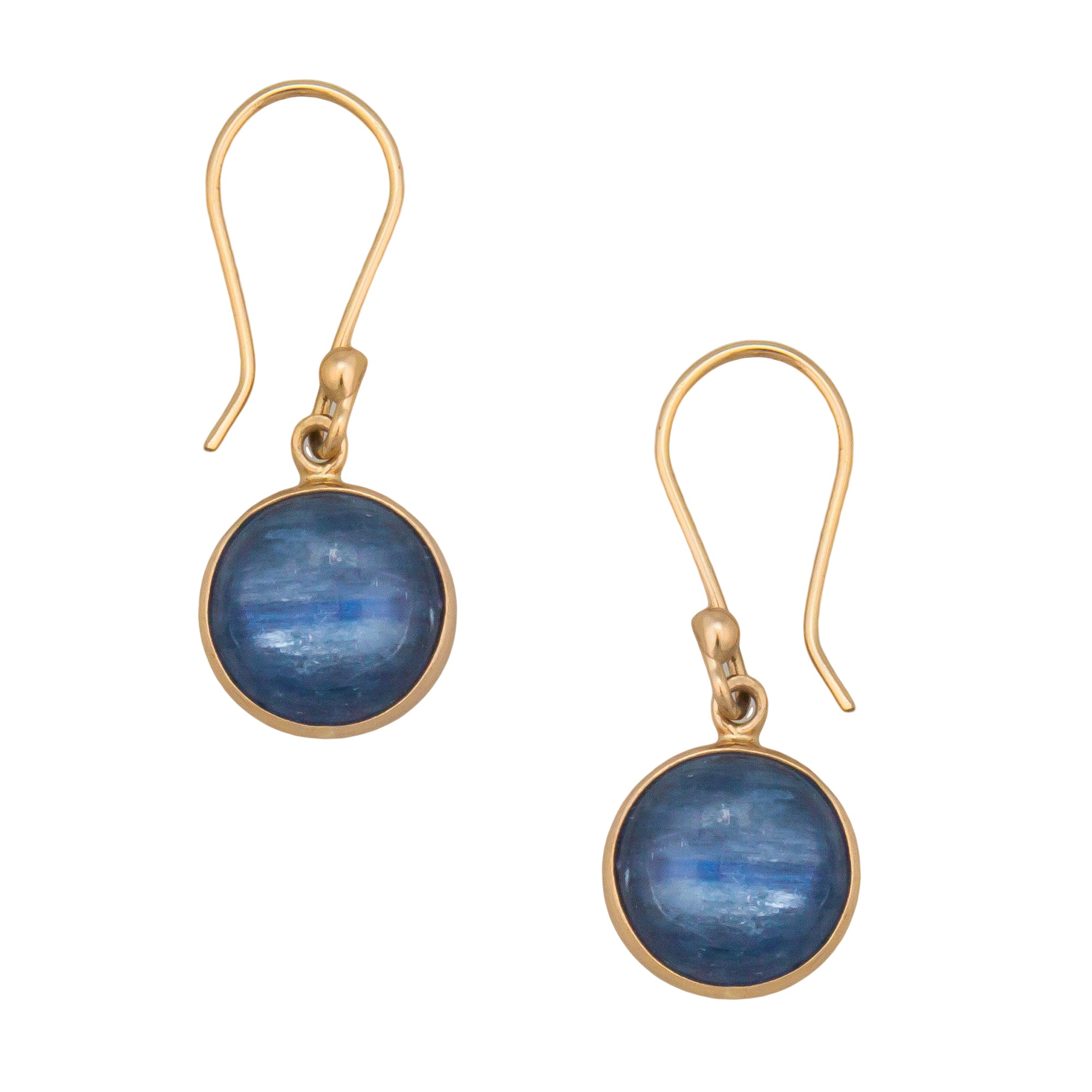 Alchemia Kyanite Round Drop Earrings | Charles Albert Jewelry