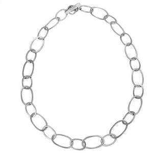 Sterling Silver Lightweight Chain Link Necklace | Charles Albert Jewelry