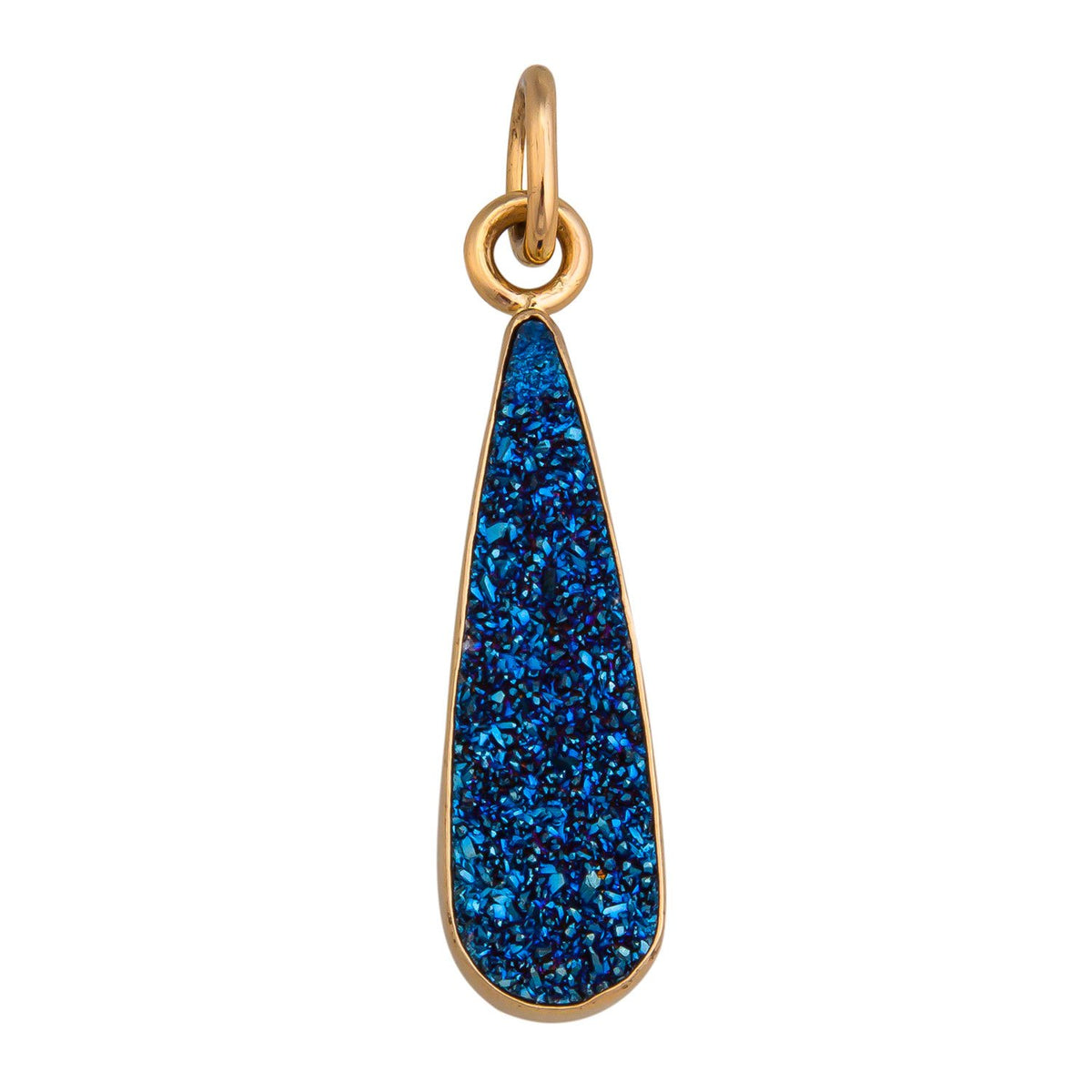 Alchemia Cobalt Blue Druse Teardrop Pendant | Charles Albert Jewelry