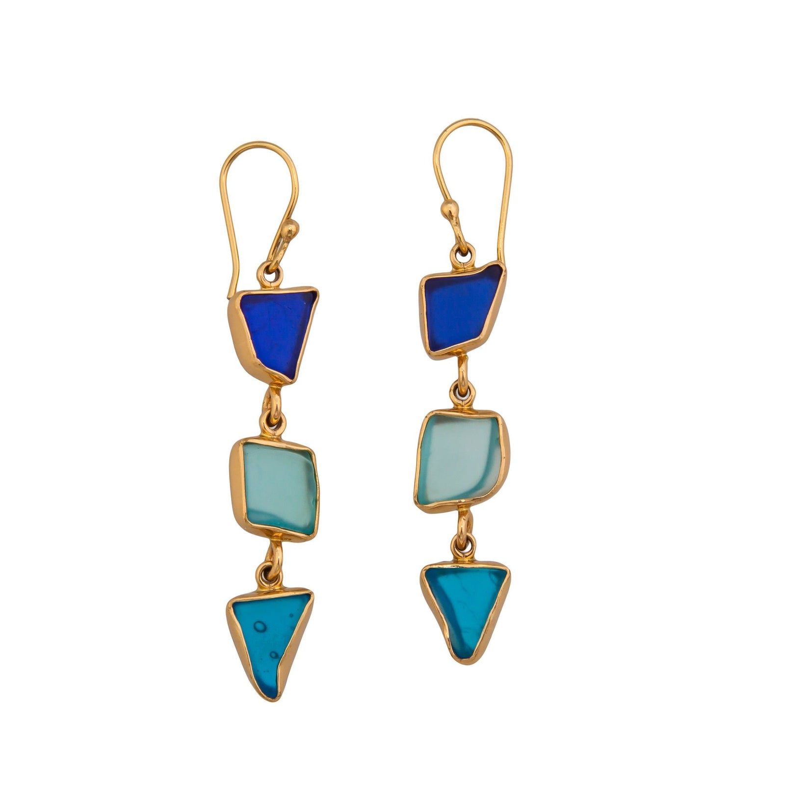 Alchemia Recycled Multi-Color Glass Earrings | Charles Albert Jewelry