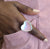 Sterling Silver Luminite Heart (25mm) Adjustable Ring