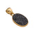 Alchemia Black Druse Oval Pendant | Charles Albert Jewelry