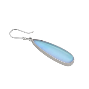 Sterling Silver Luminite Teardrop Earrings | Charles Albert Jewelry