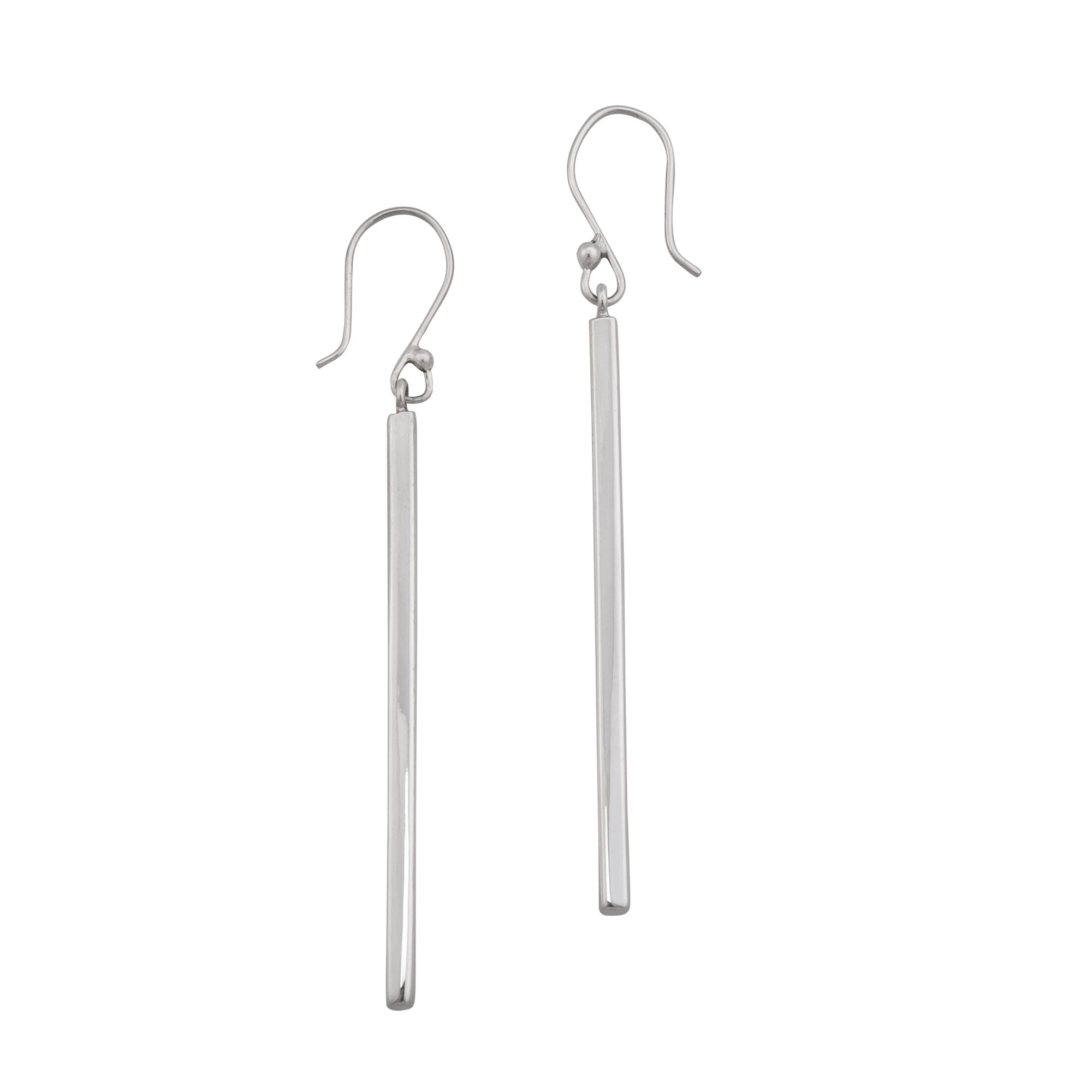 Sterling Silver Stick Drop Earrings | Charles Albert Jewelry