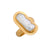 Alchemia Biwa Pearl Adjustable Ring with Detailed Edge | Charles Albert Jewelry