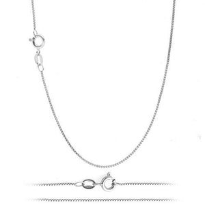 Sterling Silver 1mm Box Chain | Charles Albert Jewelry