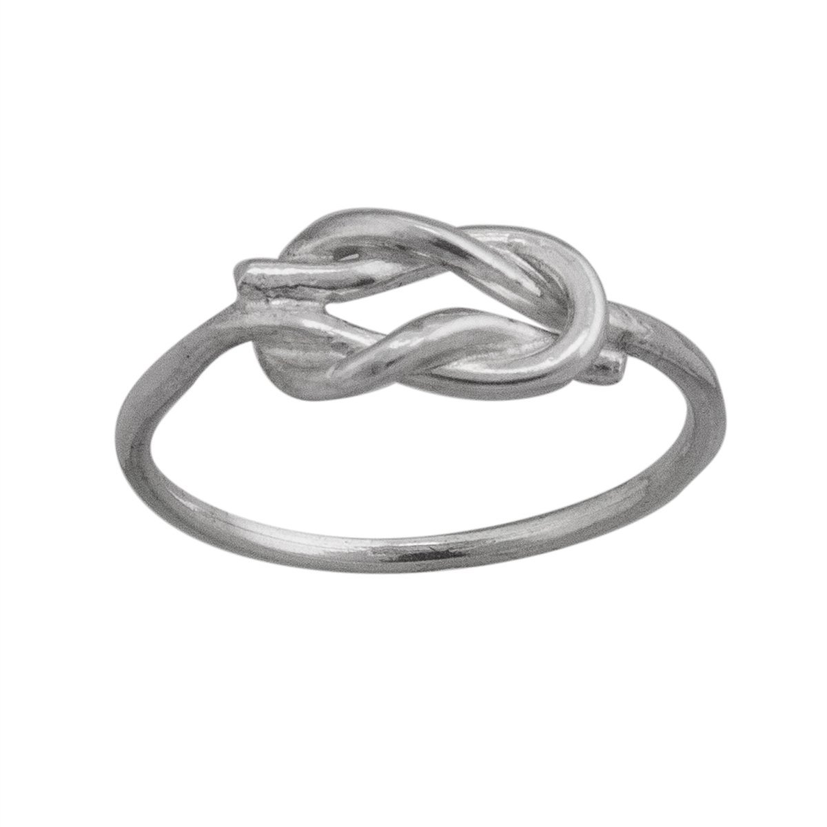 Sterling Silver Square Knot Ring | Charles Albert Jewelry