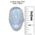 Sterling Silver Luminite Sugar Skull Adjustable Ring | Charles Albert Jewelry