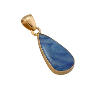 Alchemia Teardrop Blue Aventurine Pendant | Charles Albert Jewelry