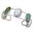 Sterling Silver Luminite & Campo Frio Turquoise Cuff | Charles Albert Jewelry