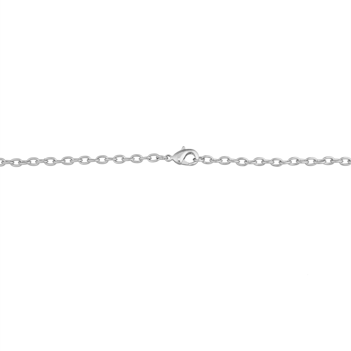 Silver Tone 3mm Base Metal Cross Chain | Charles Albert Jewelry