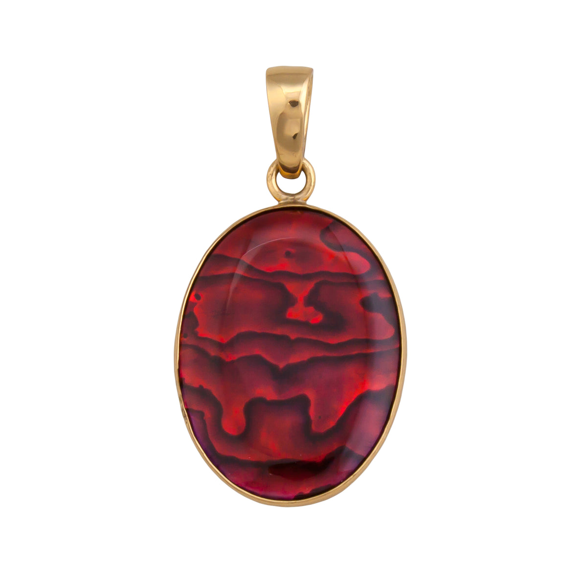 Alchemia Red Abalone Pendant | Charles Albert Jewelry