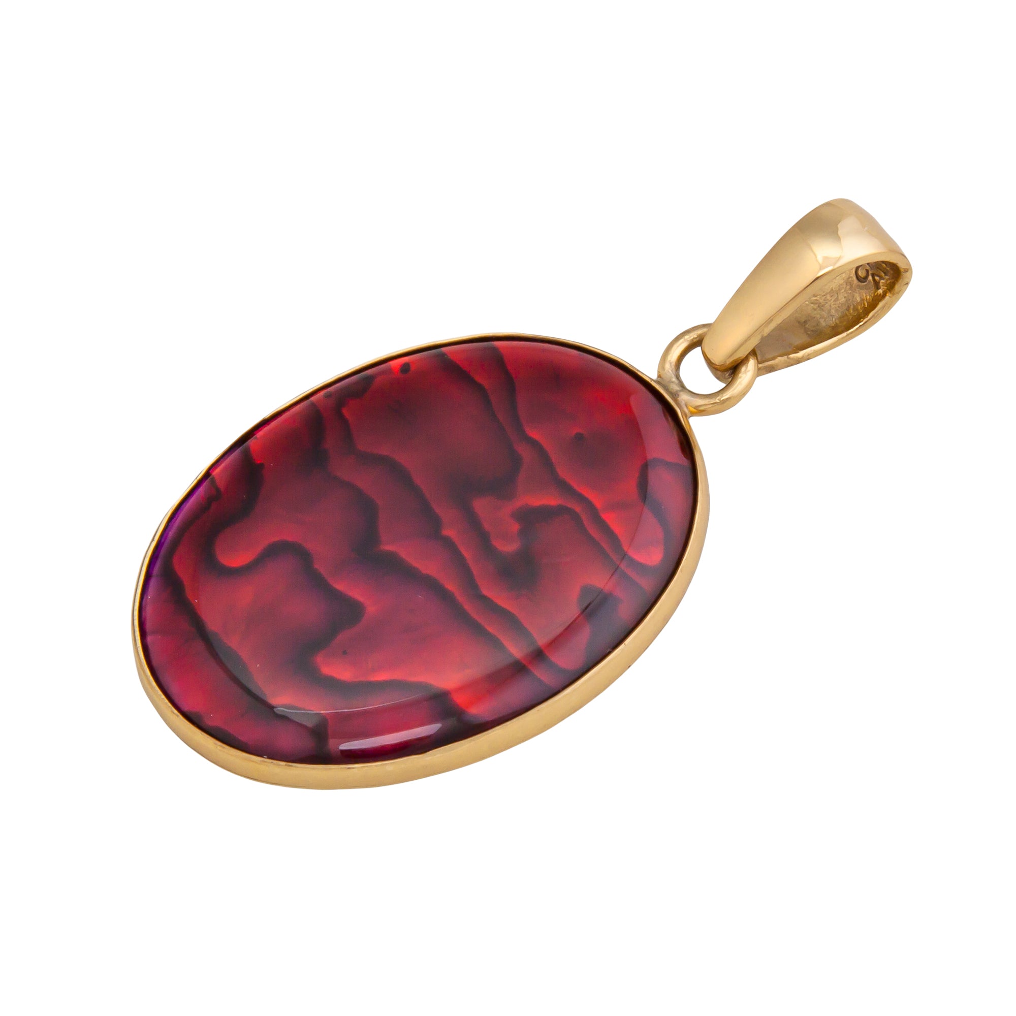 Alchemia Red Abalone Pendant | Charles Albert Jewelry