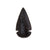 Sterling Silver Obsidian Arrowhead Adjustable Ring | Charles Albert Jewelry