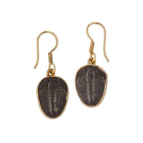 Alchemia Trilobite Drop Earrings | Charles Albert Jewelry