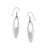 Sterling Silver Oval Cut Drop Earrings | Charles Albert Jewelry