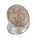 Sterling Silver Fossil Coral Adjustable Ring | Charles Albert Jewelry