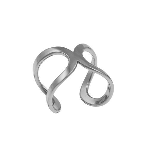 Sterling Silver Infinity Mid-Finger Ring | Charles Albert Jewelry