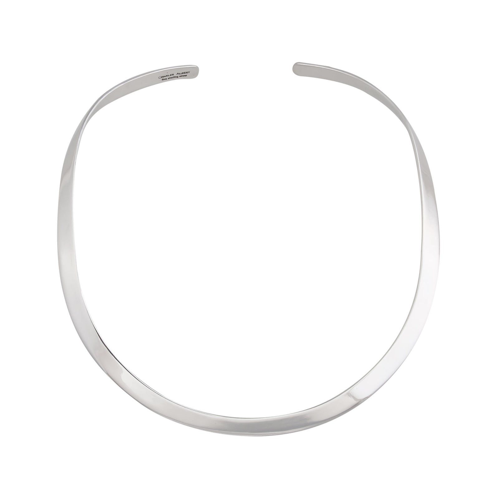 Sterling Silver Open Round Neckwire | Charles Albert Jewelry