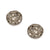Sterling Silver Round Pyrite Earrings | Charles Albert Jewelry