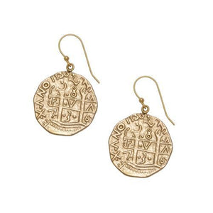 Alchemia Replica Treasure Coin Earrings | Charles Albert Jewelry