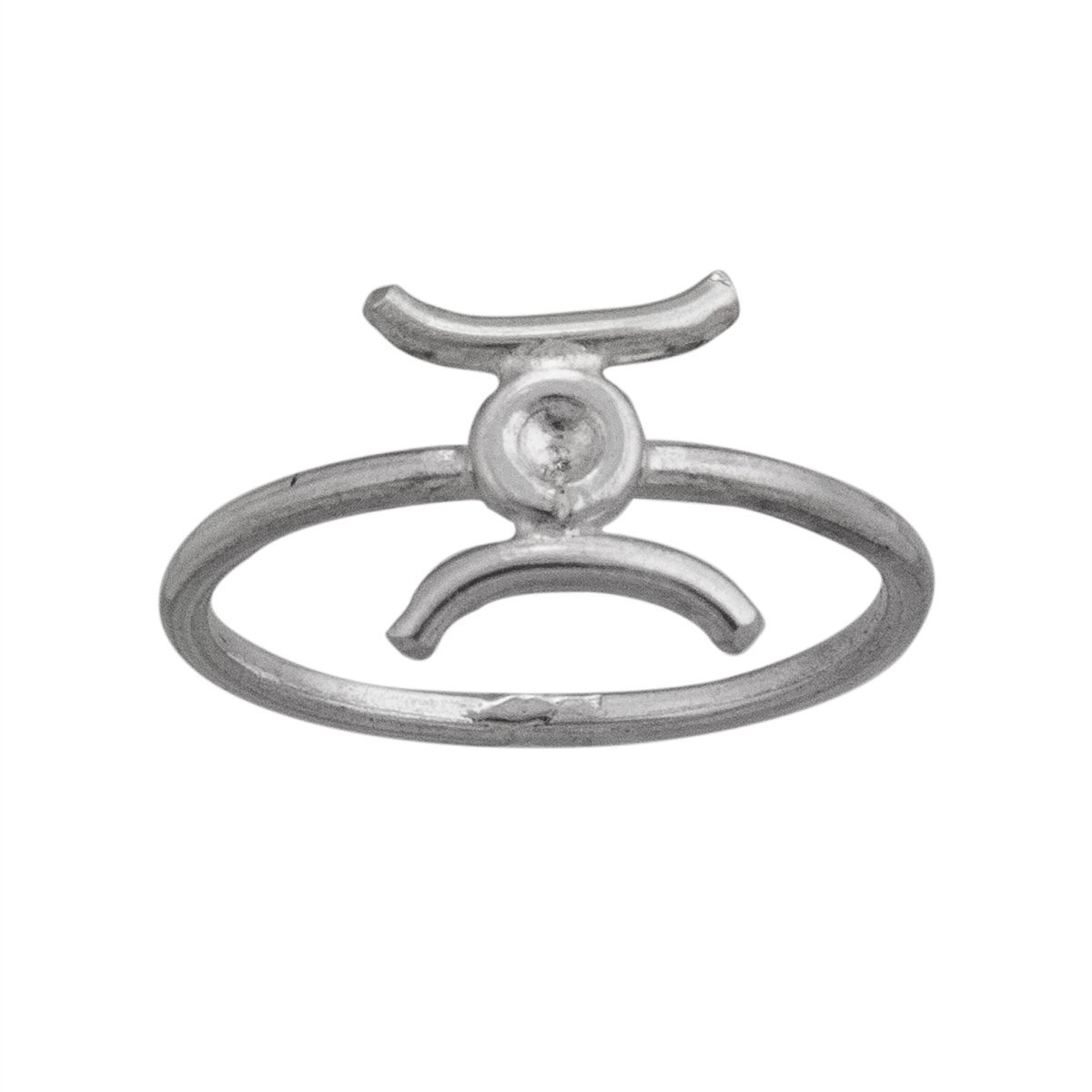 Sterling Silver Gemini Ring | Charles Albert Jewelry