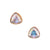 Alchemia Mercury Mist Trillion Post Earrings | Charles Albert Jewelry