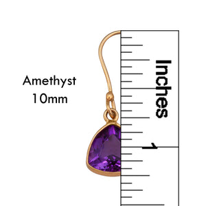 Alchemia Amethyst Trillion Drop Earrings | Charles Albert Jewelry