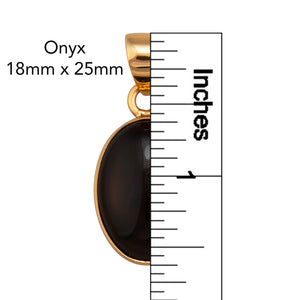 Alchemia Onyx Oval Pendant | Charles Albert Jewelry