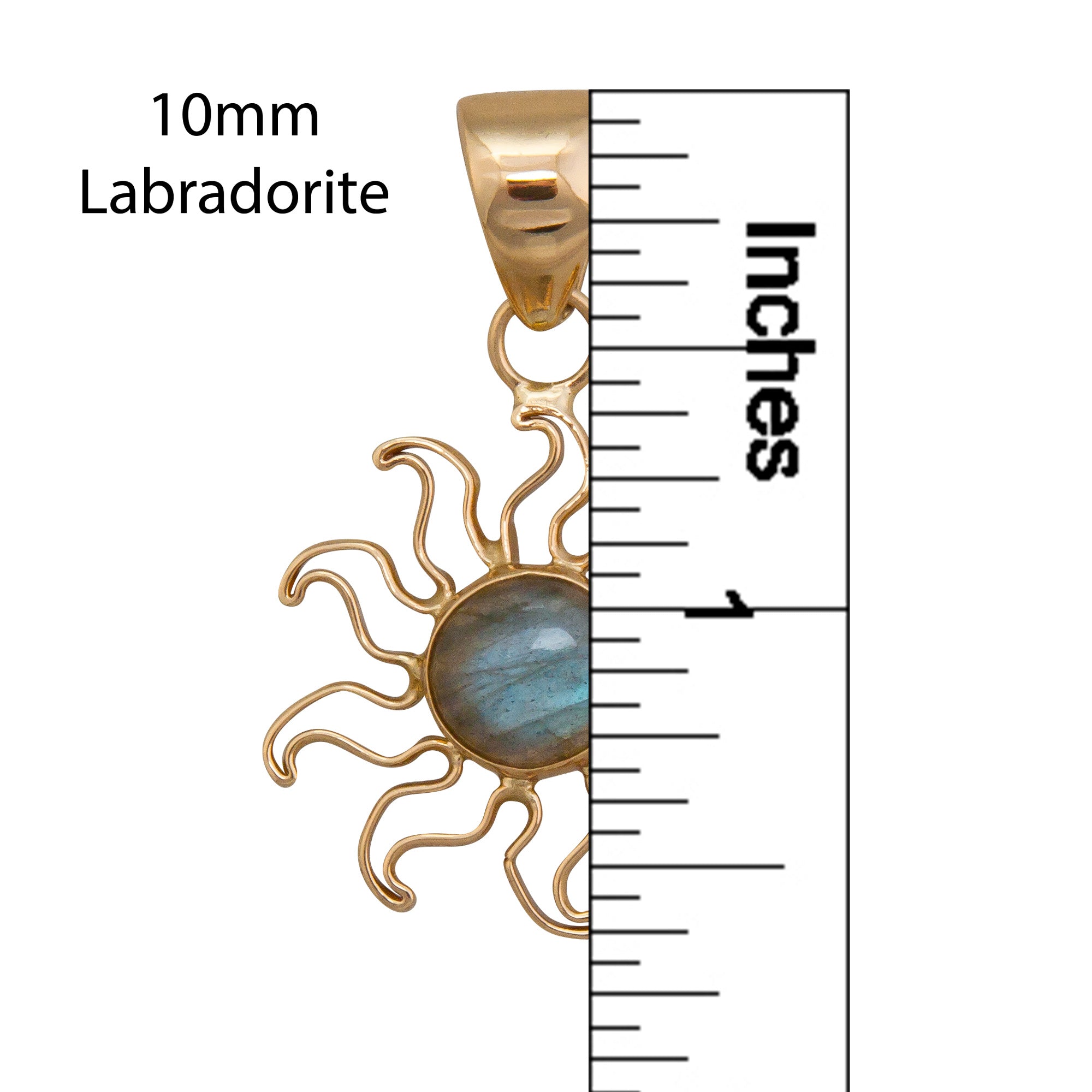 Alchemia Labradorite Sun Pendant | Charles Albert Jewelry