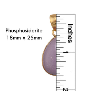 Alchemia Phosphosiderite Teardrop Pendant | Charles Albert Jewelry
