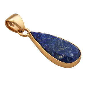 Alchemia Lapis Lazuli Faceted Teardrop Pendant | Charles Albert Jewelry