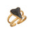 Alchemia Shark Tooth Double Band Adjustable Ring | Charles Albert Jewelry