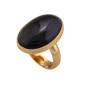 Alchemia Onyx Oval Adjustable Ring | Charles Albert Jewelry