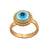 Alchemia Mother of Pearl Evil Eye Rope Adjustable Ring | Charles Albert Jewelry