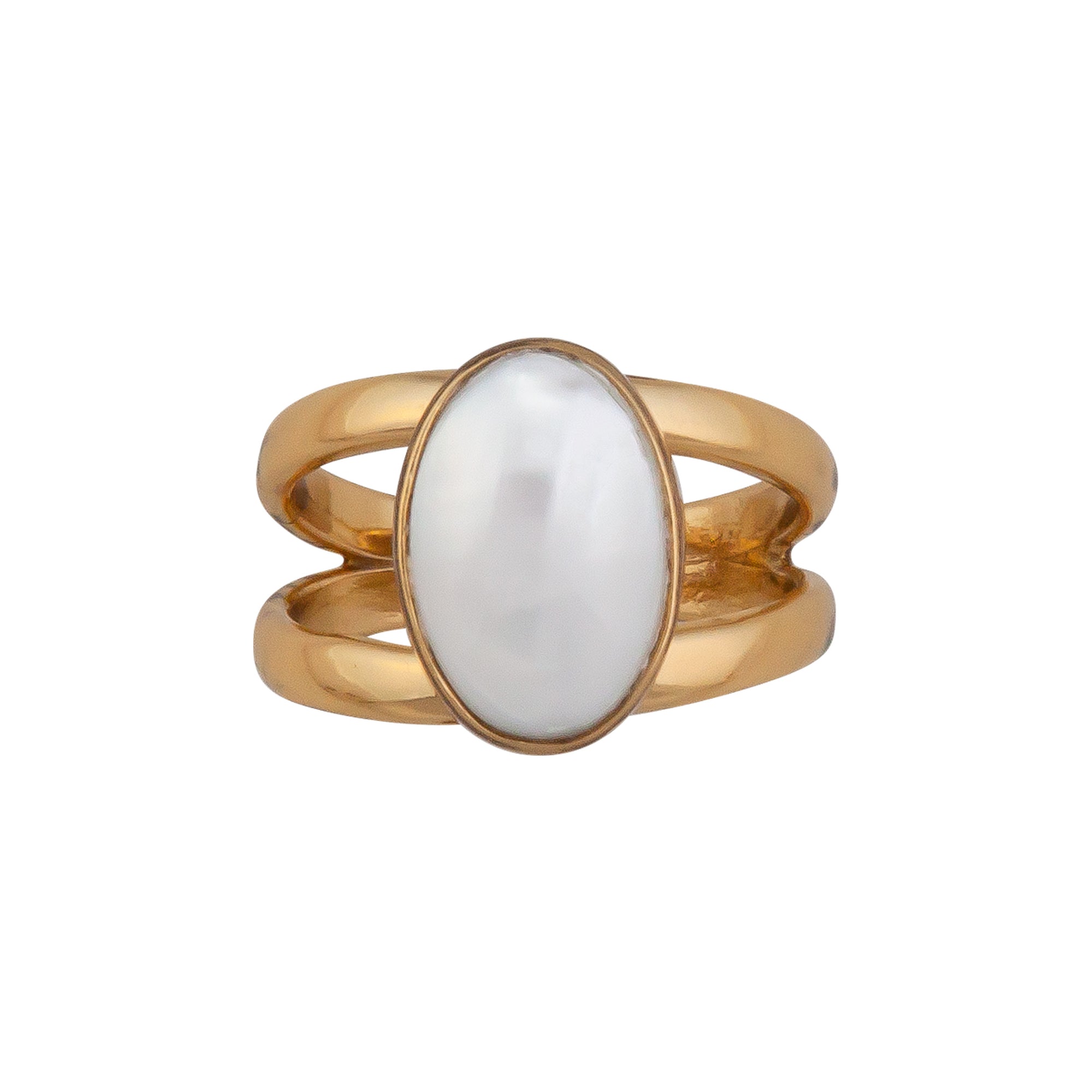 Alchemia Mabe Pearl Adjustable Cuff Ring | Charles Albert Jewelry