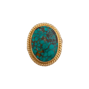 Alchemia Turquoise Adjustable Rope Ring | Charles Albert Jewelry