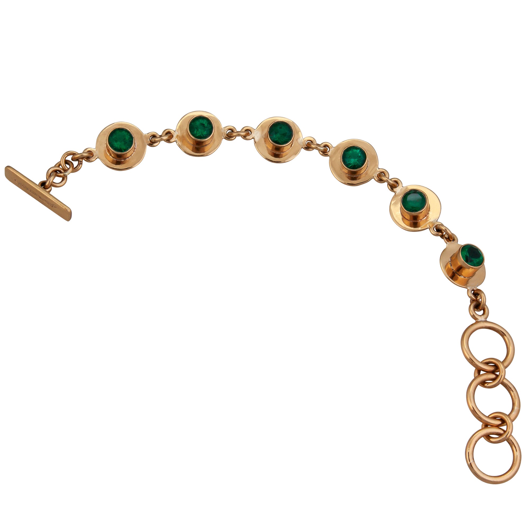 Alchemia Lab Created Emerald Bracelet | Charles Albert Jewelry