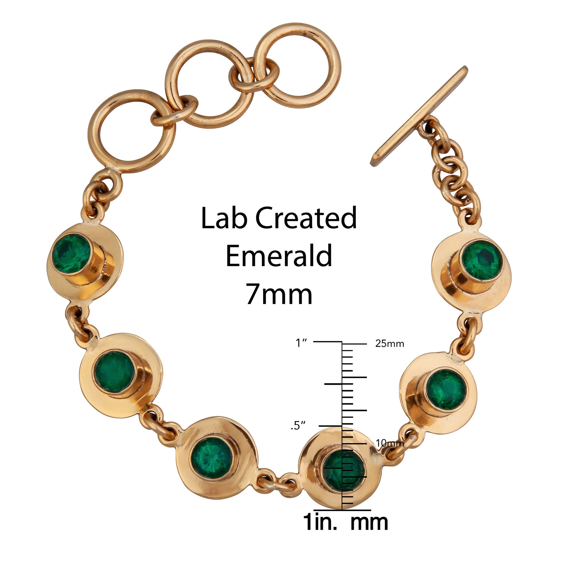 Alchemia Lab Created Emerald Bracelet | Charles Albert Jewelry