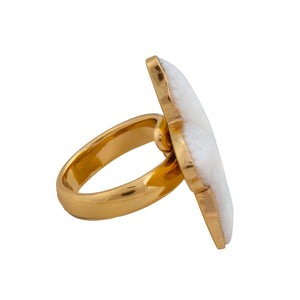 Alchemia Mother of Pearl Starfish Adjustable Ring | Charles Albert Jewelry