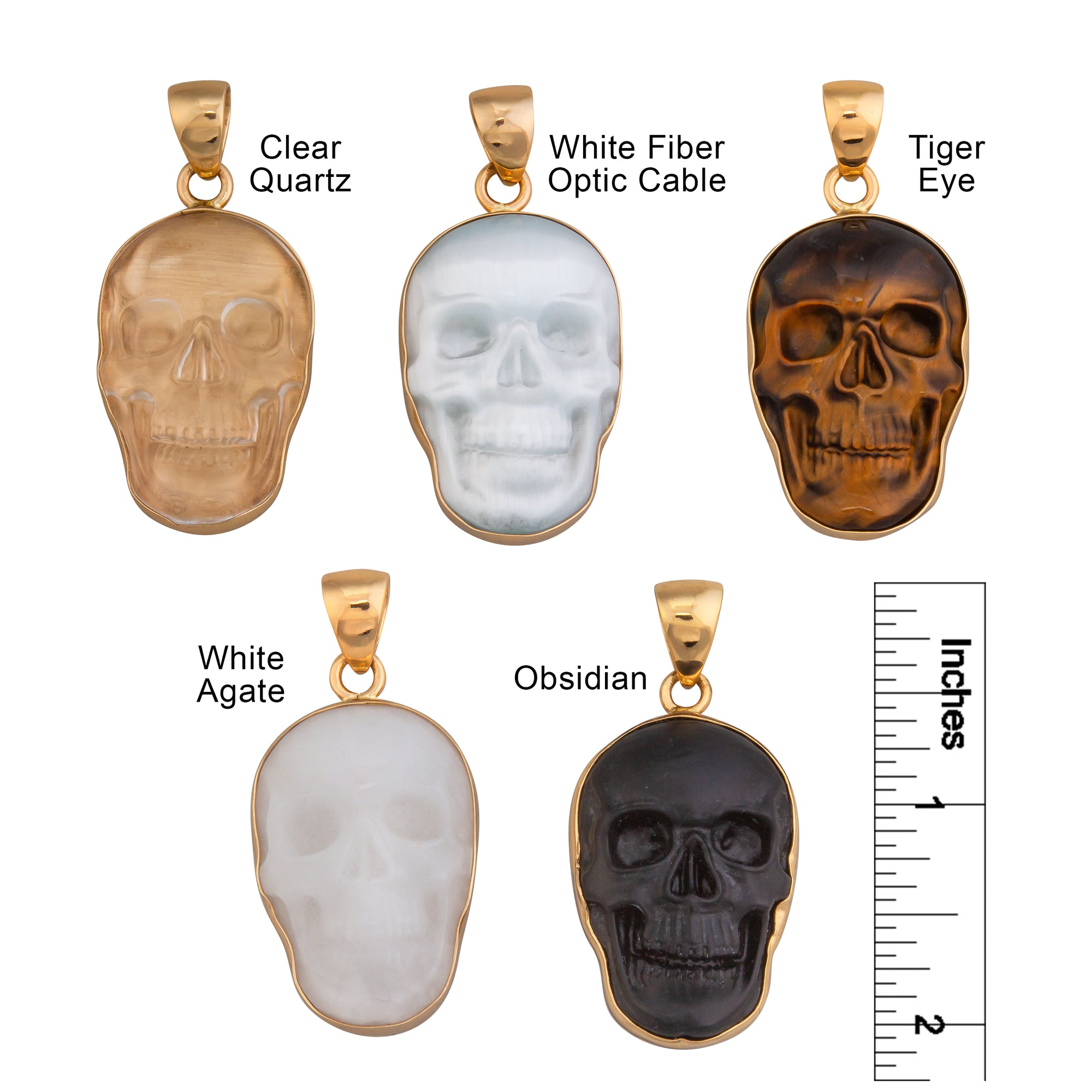 Alchemia Medium Skull Pendants | Charles Albert Jewelry