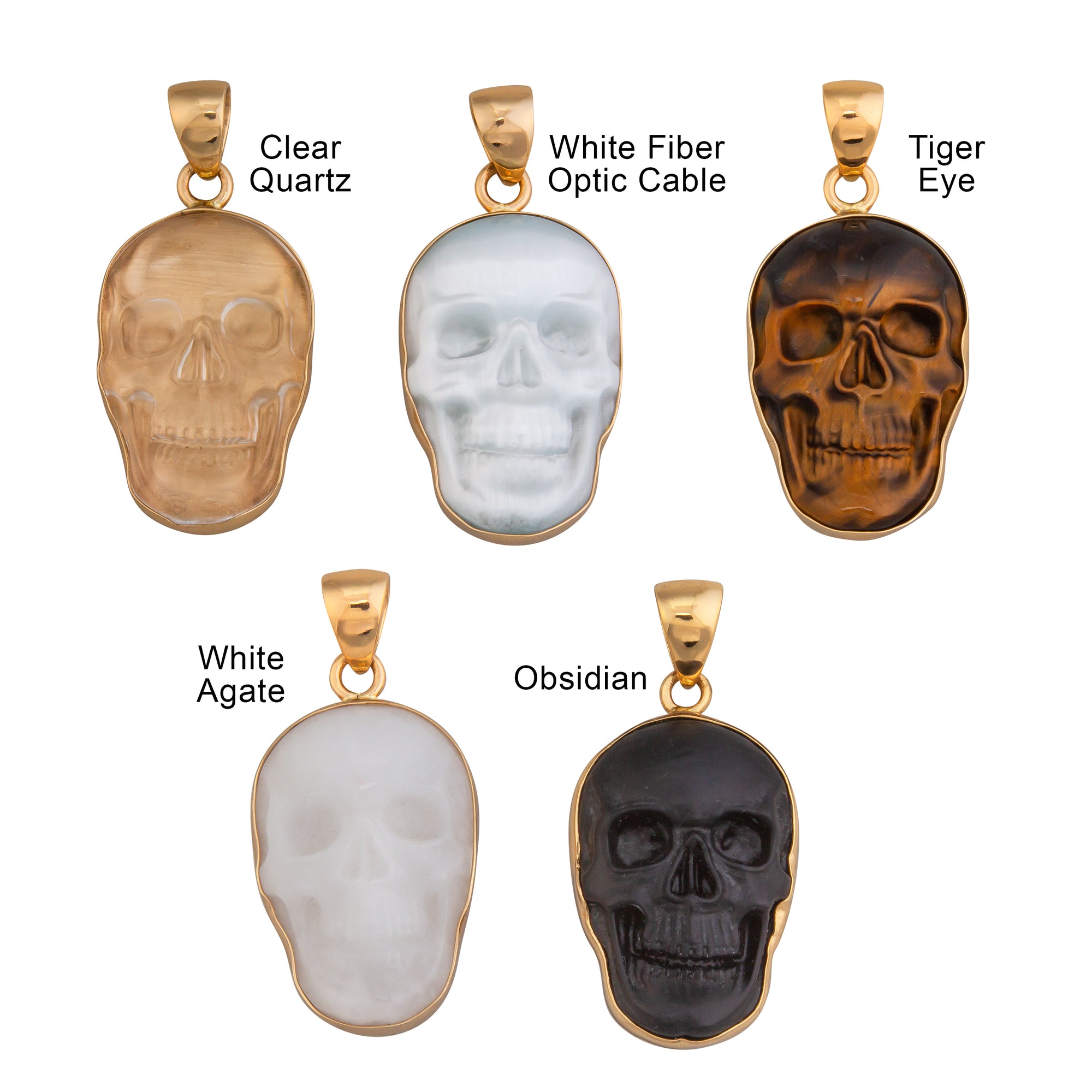 Alchemia Medium Skull Pendants | Charles Albert Jewelry