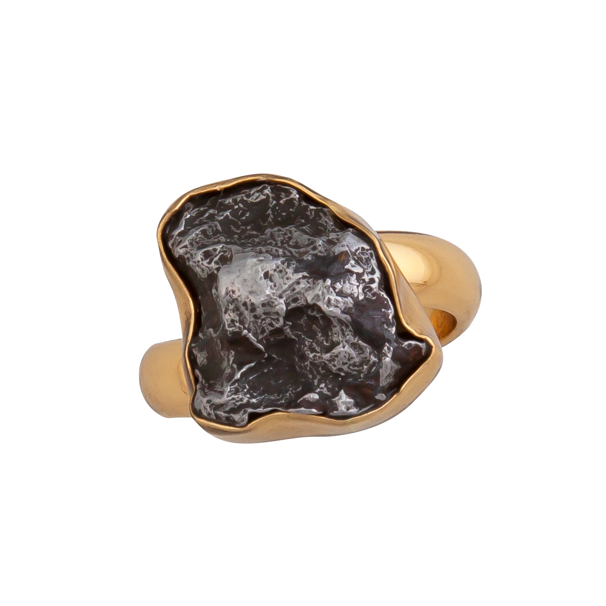 Alchemia Meteorite Adjustable Ring | Charles Albert Jewelry