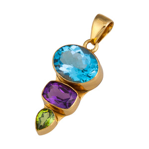 Alchemia Multi-Gemstone Pendant | Charles Albert Jewelry